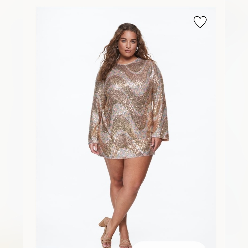 H&M Gold and Silver dress size XL